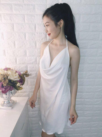 Đầm Trễ Ngực Cao Cấp Kèm Chíp